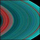 土星光环的光谱分析图